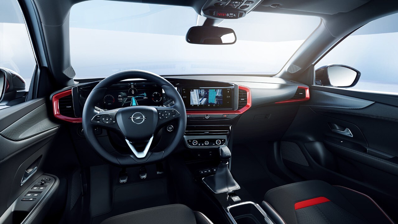 Interieur van een Opel Mokka met Pure Panel